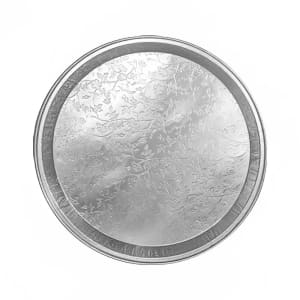 428-476141 18" Round Serving Tray - Aluminum, Silver