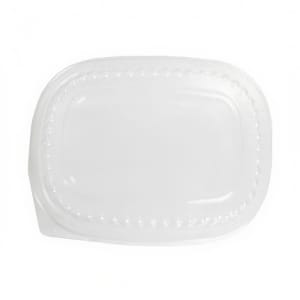 428-590737 Dome Lid for To-Go Container - Plastic, Clear