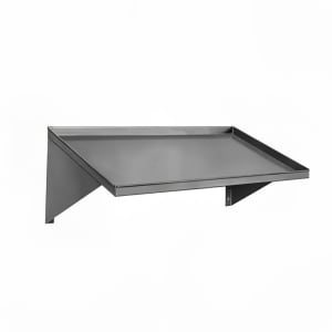 527-1262000 42" Slanted Rack Shelf, Stainless Steel, Wall Mounted
