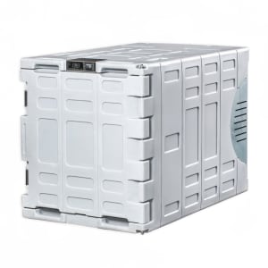 040-F0140NDN Refrigerated Insulated Food Carrier w/ (5) Pan Capacity - Gray, 100-240v/1ph