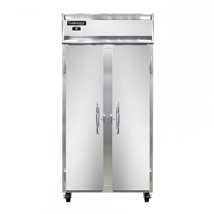 160-2RSESN 36 1/4" Two Section Reach In Refrigerator, (2) Left/Right Hinge Solid Doors, 115v