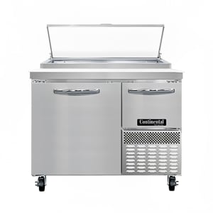 160-PA43N 43" Pizza Prep Table w/ Refrigerated Base, 115v