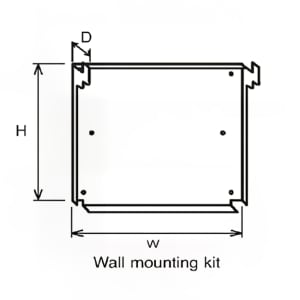 569-SM2 Wall Mounting Kit for SEM-80 1 & SEM-80 3