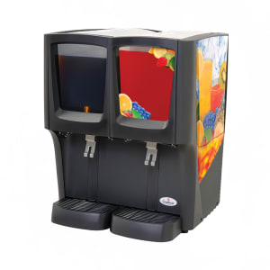 131-C2D1699456 Refrigerated Drink Dispenser w/ (2) 5 gal Bowls, Pre Mix, Juice Merchandising, 120v