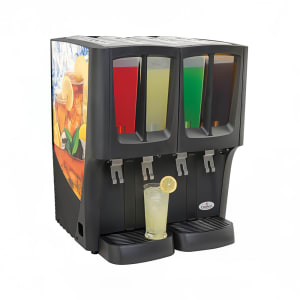131-C4D1699455 Refrigerated Drink Dispenser w/ (4) 2 2/5 gal Bowls, Pre Mix, Iced Tea Merchandising, 120v