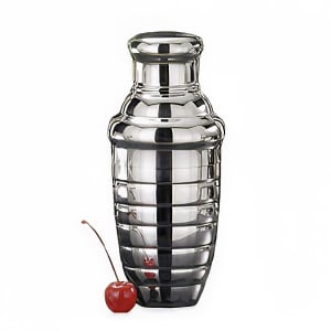 166-BHS117 16 oz Stainless Bar Cocktail Shaker Set