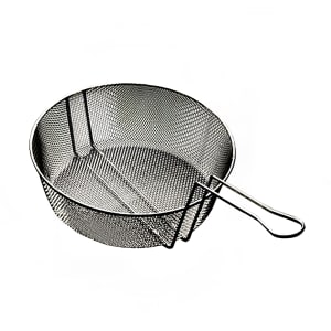 166-CBF10 10" Culinary Basket w/ Handle, Fine Mesh, Steel