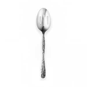 166-HM10SL 10" Slotted Spoon, Hammered, Stainless Steel