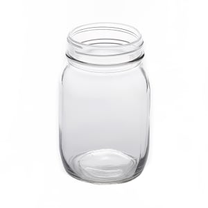 166-MJ17 17oz Glass Mason Jar - Clear