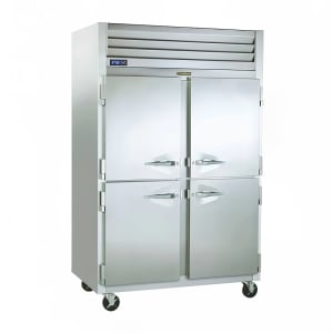 206-G22100 52" Two Section Reach In Freezer, (4) Solid Doors, 220-240v