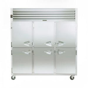 206-G31001 76" Three Section Reach In Freezer, (6) Solid Doors, 115v