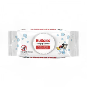 666-711000 Huggies® Baby Wipes - 7" x 6", Unscented, Alcohol Free