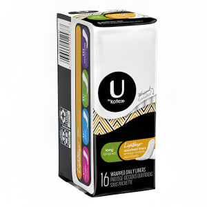 666-559567 U by Kotex® Pantiliner - Long, Unscented