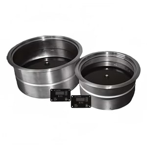 084-IDW650S 11 1/4" Round Drop In Induction Hot Food Well, 100-120v