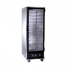 546-121PHUA11D Full Height Non-Insulated Mobile Heated Cabinet w/ (11) Pan Capacity, 120v