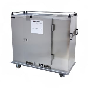 546-EB120120 Heated Banquet Cart - (120) Plate Capacity, Stainless, 120v
