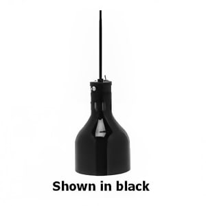 546-IFW6610 86 1/2" Ceiling Mount Heat Lamp w/ Standard Cord - Lower Switch, Black, 120v