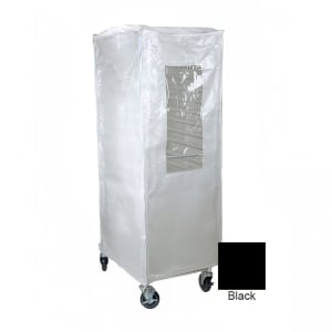 583-SUPRO14BK Rack Cover w/ Clear PVC Window, Black