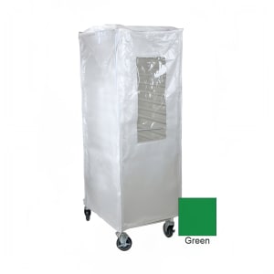 583-SUPRO14GN Rack Cover w/ Clear PVC Window, Green