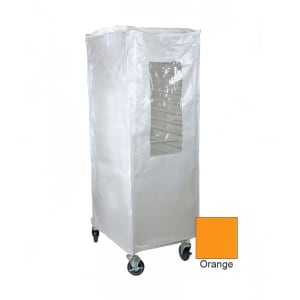 583-SUPRO14O Rack Cover w/ Clear PVC Window, Orange