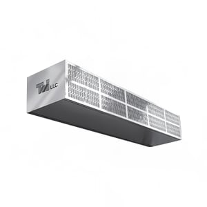 583-SLP722 72" Unheated Low-Profile Air Curtain - (1) Speed, Stainless Steel