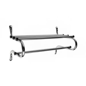 202-TMK30 32" Wall Mount Coat Rack, Zinc-Plated 