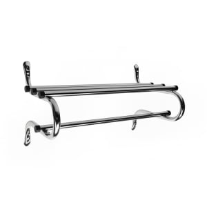 202-TMK24 24" Wall Mount Coat Rack, Zinc-Plated 