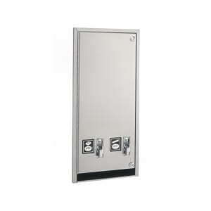 948-35225 Recessed Napkin/Tampon Dispenser, Stainless Steel