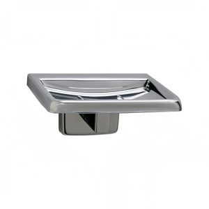 948-7680 Surface Mounted Soap Dish - Stainless Steel, Bright Finish