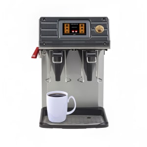 965-CGC 1 7/10 gal Twin Brew Single Cup Coffee Brewer w/ Digital Controls, 110v