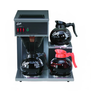 965-CAFE3DB10A000 Airpot Pour Over Coffee Brewer w/ (2) Lower & (1) Upper Warmer, 1 9/10 L Ca...