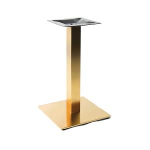 628-G0517H 40 3/4" Bar Height Table Base - Indoor/Outdoor, Stainless Steel, Gold