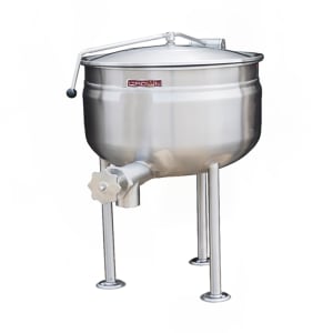 972-DL60F 60 gal. Steam Kettle - Stationary, Full Jacket, Direct Steam