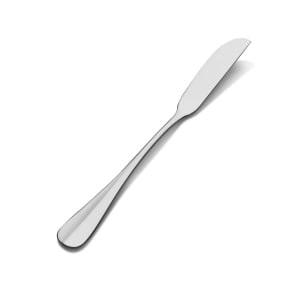 017-SBS1113 Butter Spreader w/ Flat Handle, Chambers, Stainless Steel