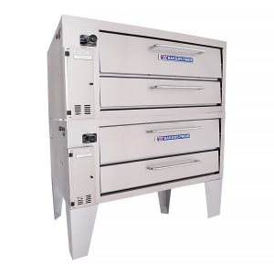 455-3152NG Double Deck Pizza Oven, Natural Gas