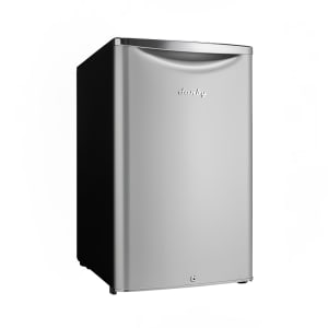 830-DAR044A6DDB 4.4 cu ft Undercounter Refrigerator w/ Solid Door - Black/Stainless, 115v