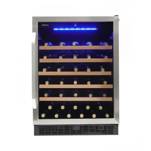 830-SWC057D1BSS 24" One Section Wine Cooler w/ (1) Zone - 50 Bottle Capacity, 115v