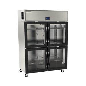 032-GAH2GH 1/2 Height Insulated Mobile Heated Cabinet w/ (6) Shelves, 208-240v/1ph