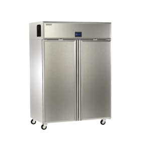 032-GADRL2PS 55" Two Section Commercial Refrigerator Freezer - Solid Doors, Top Compressor,...