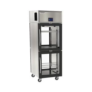 032-GAHPT1GH 1/2 Height Insulated Pass Thru Mobile Heated Cabinet w/ (3) Shelves, 208-240v/1ph