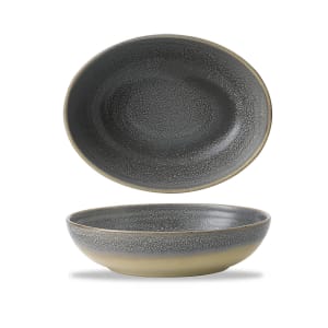 450-EG216 35 oz Oval Evo Bowl - Ceramic, Granite