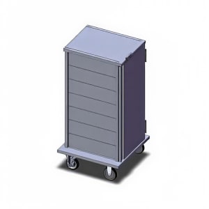 171-DXICT7S 7 Tray Ambient Meal Delivery Cart