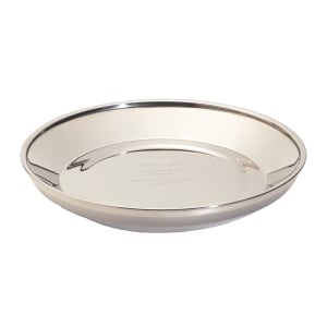 171-DXTMP1097A 9/5" Wax Base for 9" china plates, Stainless Steel