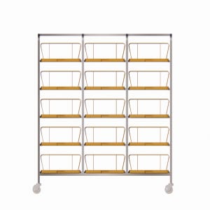 171-DXIRDSD9150 5 Level Mobile Drying Rack for Dishes