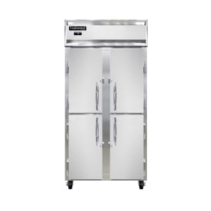 160-2FSENHD 36 1/4" Slim Line Two Section Reach In Freezer, (4) Left/Right Hinge Solid Doors, 115v