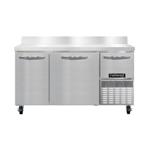 160-FA60NBS 60" W Worktop Freezer w/ (3) Sections & (3) Doors, 115v