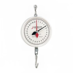 Detecto T3530KG Hanging Fish Scale w/ 15 kg Capacity, Glass