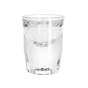 634-5135 1 1/4 oz Fluted Whiskey Shot Glass
