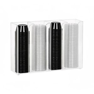 472-CTCO4CL Cup & Lid Organizer, (4) Compartment, Portion Cups