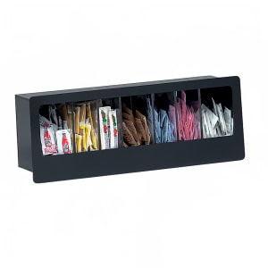 472-FMC7 Condiment Organizer w/ (7) Bins - Black